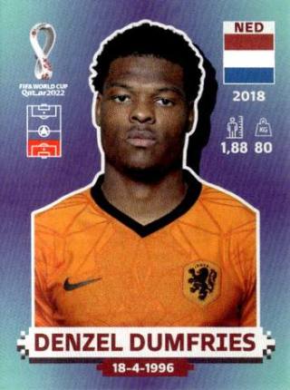Denzel Dumfries – FIFA World Cup 2022 Qatar - Standard Edition, Nr. NED8