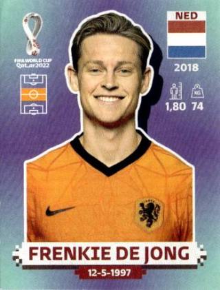 Frenkie de Jong – FIFA World Cup 2022 Qatar - Standard Edition, Nr. NED11