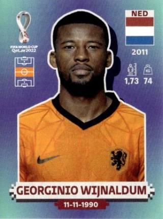 Georginio Wijnaldum – FIFA World Cup 2022 Qatar - Standard Edition, Nr. NED15