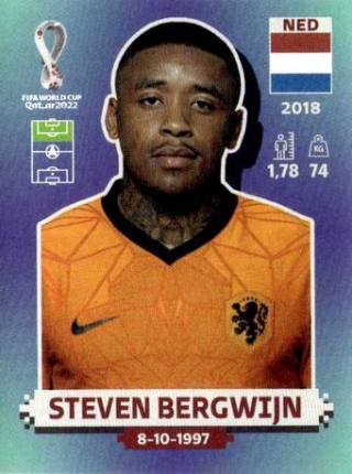 Steven Bergwijn – FIFA World Cup 2022 Qatar - Standard Edition, Nr. NED16