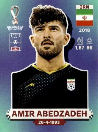 Amir Abedzadeh – FIFA World Cup 2022 Qatar - Standard Edition, Nr. IRN3