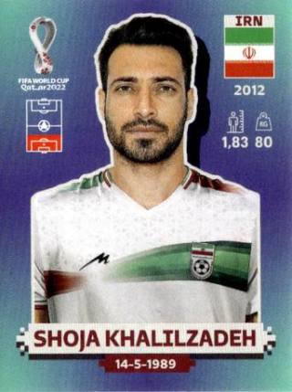 Shoja' Khalilzadeh – FIFA World Cup 2022 Qatar - Standard Edition, Nr. IRN8