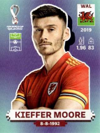 Kieffer Moore – FIFA World Cup 2022 Qatar - Standard Edition, Nr. WAL20