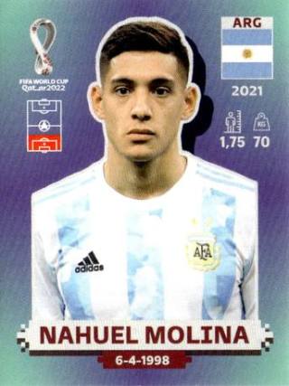 Nahuel Molina – FIFA World Cup 2022 Qatar - Standard Edition, Nr. ARG6
