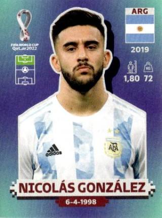 Nicolás González – FIFA World Cup 2022 Qatar - Standard Edition, Nr. ARG18