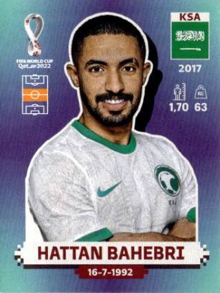 Hattan Bahebri – FIFA World Cup 2022 Qatar - Standard Edition, Nr. KSA15