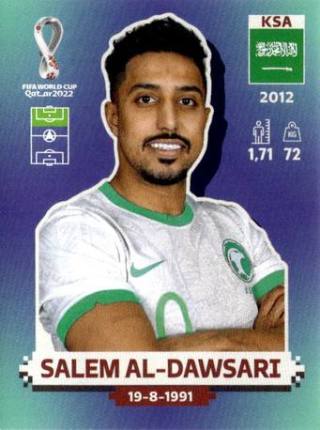 Salem al-Dawsari – FIFA World Cup 2022 Qatar - Standard Edition, Nr. KSA19