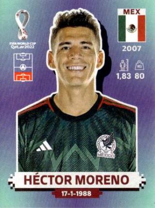 Héctor Moreno – FIFA World Cup 2022 Qatar - Standard Edition, Nr. MEX8
