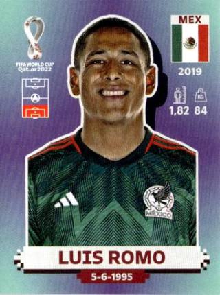 Luis Romo – FIFA World Cup 2022 Qatar - Standard Edition, Nr. MEX9
