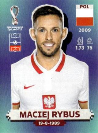 Maciej Rybus – FIFA World Cup 2022 Qatar - Standard Edition, n. POL10