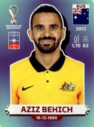 Aziz Behich – FIFA World Cup 2022 Qatar - Standard Edition, Nr. AUS5