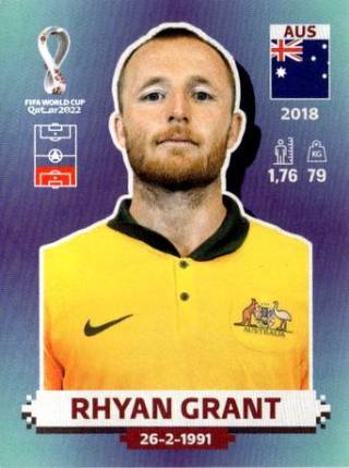 Rhyan Grant – FIFA World Cup 2022 Qatar - Standard Edition, Nr. AUS7