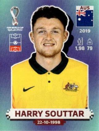 Harry Souttar – FIFA World Cup 2022 Qatar - Standard Edition, Nr. AUS10
