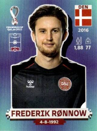Frederik Rønnow – FIFA World Cup 2022 Qatar - Standard Edition, Nr. DEN4