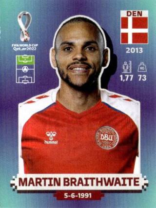 Martin Braithwaite – FIFA World Cup 2022 Qatar - Standard Edition, Nr. DEN16