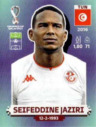Seifeddine Jaziri – FIFA World Cup 2022 Qatar - Standard Edition, Nr. TUN18