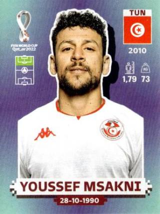 Youssef Msakni – FIFA World Cup 2022 Qatar - Standard Edition, Nr. TUN19