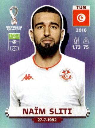Naïm Sliti – FIFA World Cup 2022 Qatar - Standard Edition, Nr. TUN20