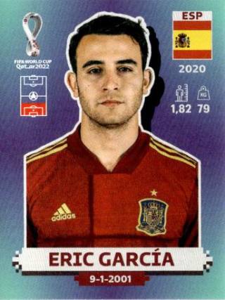 Eric García – FIFA World Cup 2022 Qatar - Standard Edition, Nr. ESP6