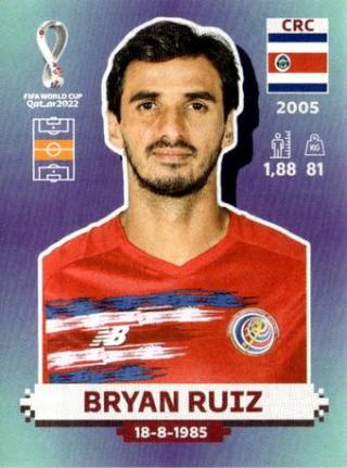 Bryan Ruiz – FIFA World Cup 2022 Qatar - Standard Edition, Nr. CRC14