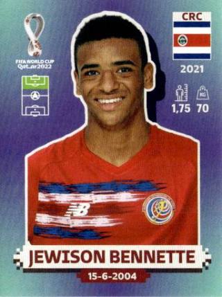 Jewison Bennette – FIFA World Cup 2022 Qatar - Standard Edition, Nr. CRC16