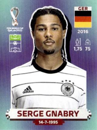 Serge Gnabry – FIFA World Cup 2022 Qatar - Standard Edition, Nr. GER16