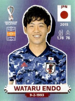 Wataru Endō – FIFA World Cup 2022 Qatar - Standard Edition, Nr. JPN10