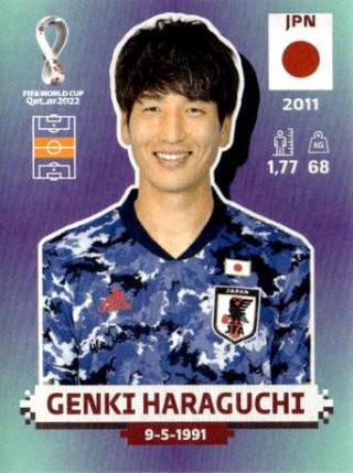 Genki Haraguchi – FIFA World Cup 2022 Qatar - Standard Edition, n. JPN11