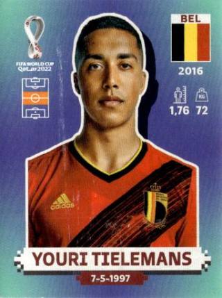 Youri Tielemans – FIFA World Cup 2022 Qatar - Standard Edition, Nr. BEL14