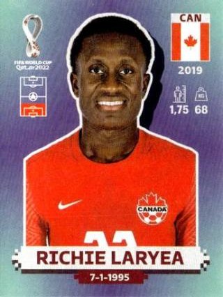 Richie Laryea – FIFA World Cup 2022 Qatar - Standard Edition, Nr. CAN8