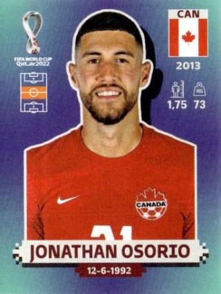 Jonathan Osorio – FIFA World Cup 2022 Qatar - Standard Edition, Nr. CAN16