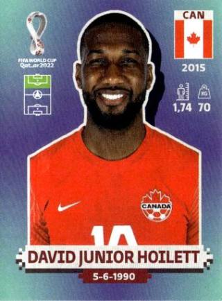 David Hoilett – FIFA World Cup 2022 Qatar - Standard Edition, Nr. CAN19