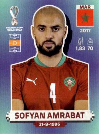 Sofyan Amrabat – FIFA World Cup 2022 Qatar - Standard Edition, Nr. MAR11