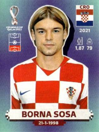 Borna Sosa – FIFA World Cup 2022 Qatar - Standard Edition, Nr. CRO9