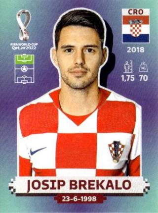 Josip Brekalo – FIFA World Cup 2022 Qatar - Standard Edition, Nr. CRO17