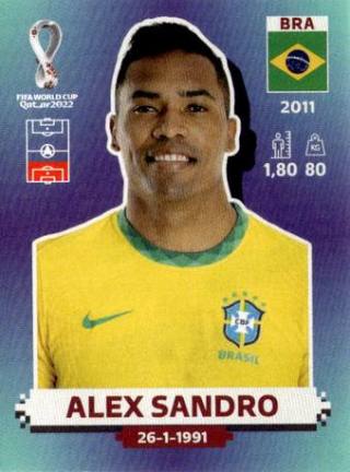 Alex Sandro – FIFA World Cup 2022 Qatar - Standard Edition, Nr. BRA5