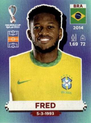 Fred – FIFA World Cup 2022 Qatar - Standard Edition, Nr. BRA13