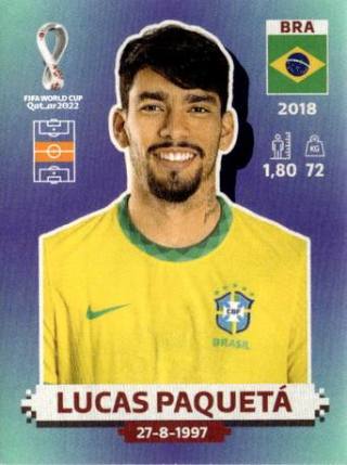 Lucas Paquetá – FIFA World Cup 2022 Qatar - Standard Edition, Nr. BRA14