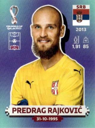 Predrag Rajković – FIFA World Cup 2022 Qatar - Standard Edition, Nr. SRB3