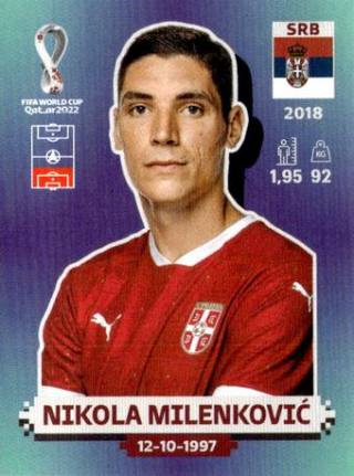 Nikola Milenković – FIFA World Cup 2022 Qatar - Standard Edition, Nr. SRB5