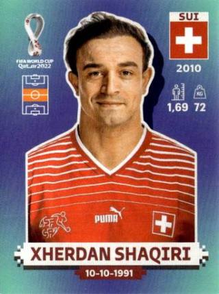 Xherdan Shaqiri – FIFA World Cup 2022 Qatar - Standard Edition, Nr. SUI12