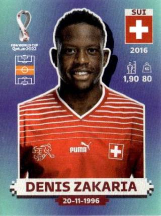 Denis Zakaria – FIFA World Cup 2022 Qatar - Standard Edition, Nr. SUI15