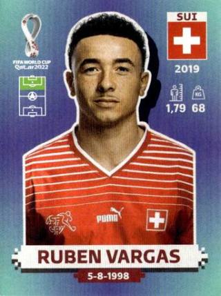 Rubén Vargas – FIFA World Cup 2022 Qatar - Standard Edition, Nr. SUI20