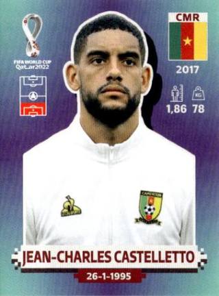 Jean-Charles Castelletto – FIFA World Cup 2022 Qatar - Standard Edition, Nr. CMR5