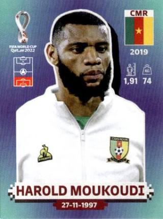 Harold Moukoudi – FIFA World Cup 2022 Qatar - Standard Edition, Nr. CMR8