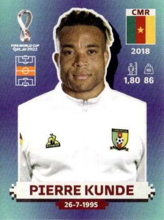 Pierre Kunde – FIFA World Cup 2022 Qatar - Standard Edition, Nr. CMR12