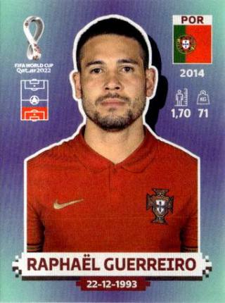 Raphaël Guerreiro – FIFA World Cup 2022 Qatar - Standard Edition, Nr. POR9
