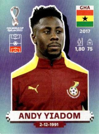 Andy Yiadom – FIFA World Cup 2022 Qatar - Standard Edition, Nr. GHA10