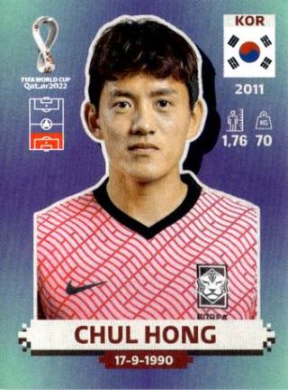 Chul Hong – FIFA World Cup 2022 Qatar - Standard Edition, nr. KOR5