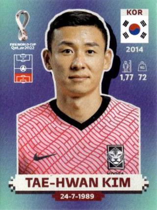 Tae-hwan Kim – FIFA World Cup 2022 Qatar - Standard Edition, nr. KOR6